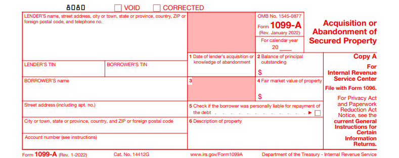 1099 a form