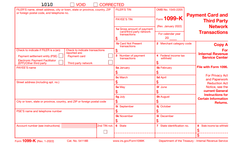 1099 k form