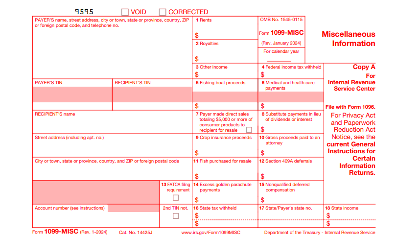 form 1099 misc