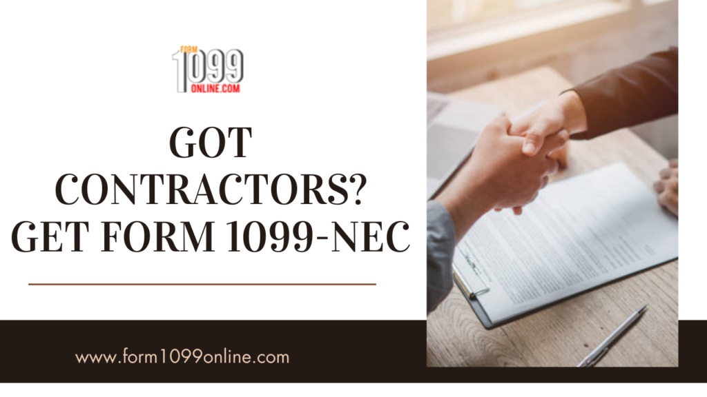 Got Contractors? Get Form 1099-NEC