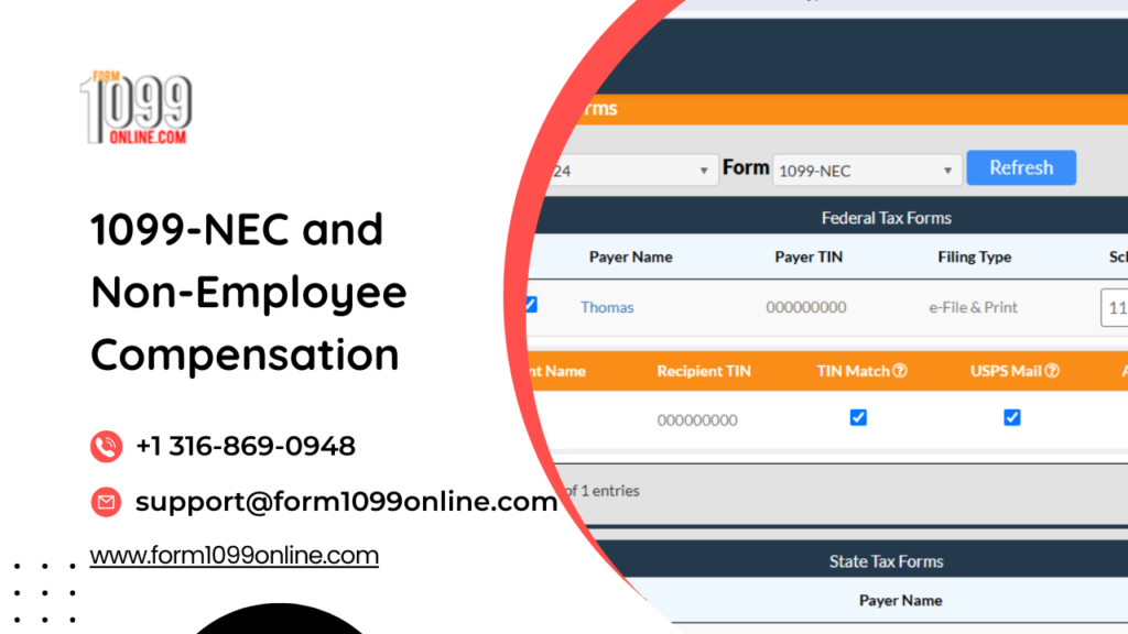 1099-NEC and Non-Employee Compensation